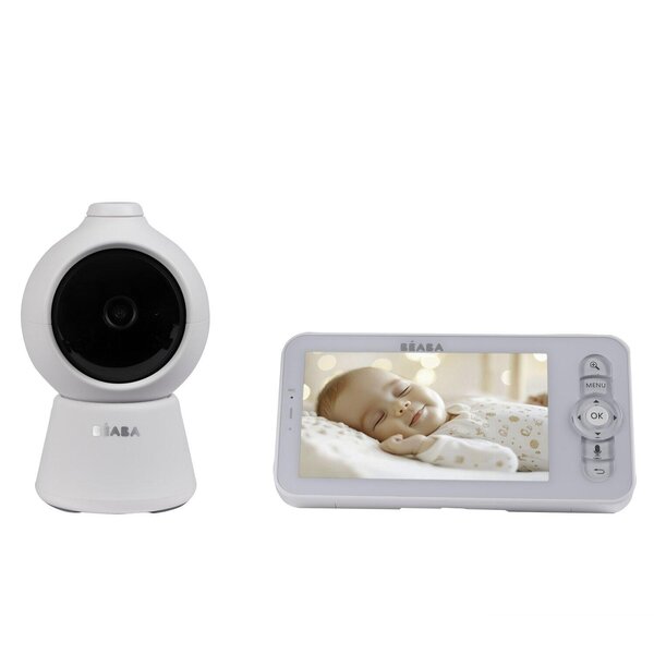 Beaba Zen Smart AI video baby monitor, no plug White - Beaba