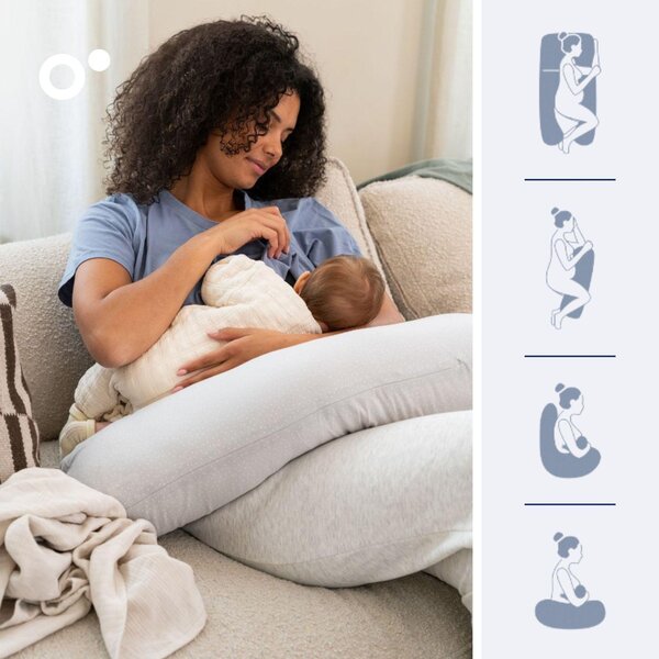 Doomoo Maxxy nursing pillow Dots Grey - Doomoo