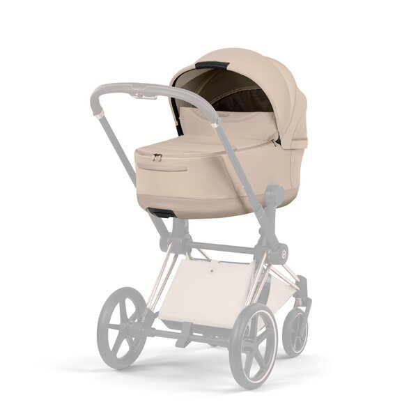 Cybex Priam Style stroller set Cozy Beige,Frame Chrome Brown - Cybex