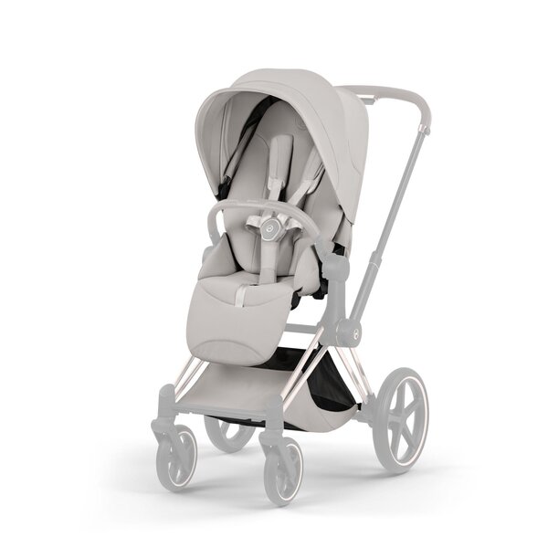 Cybex Priam Style stroller set City Grey, Frame Rose Gold - Cybex