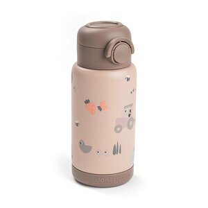 Done by Deer Insulated straw bottle Tiny farm 340ml Powder - Done by Deer