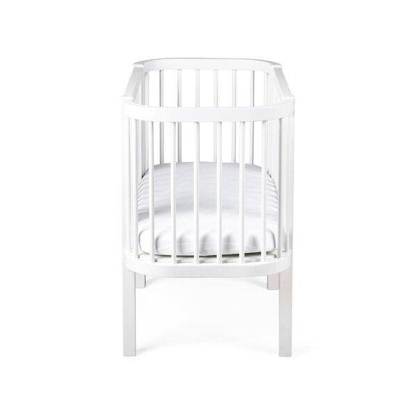 Sebra Bedside Crib, Classic White - Sebra