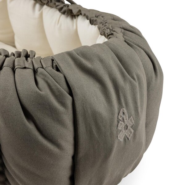 Sebra 3-in-1 Baby Nest, dark olive - Sebra