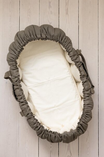 Sebra 3-in-1 Baby Nest, dark olive - Sebra