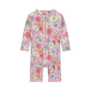 Color Kids Swimsuit L/S, AOP - UPF 60 - Color Kids