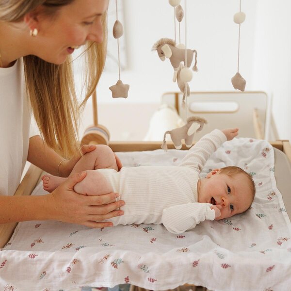 BabyOno Natural diapers with Bamboo Pink - BabyOno