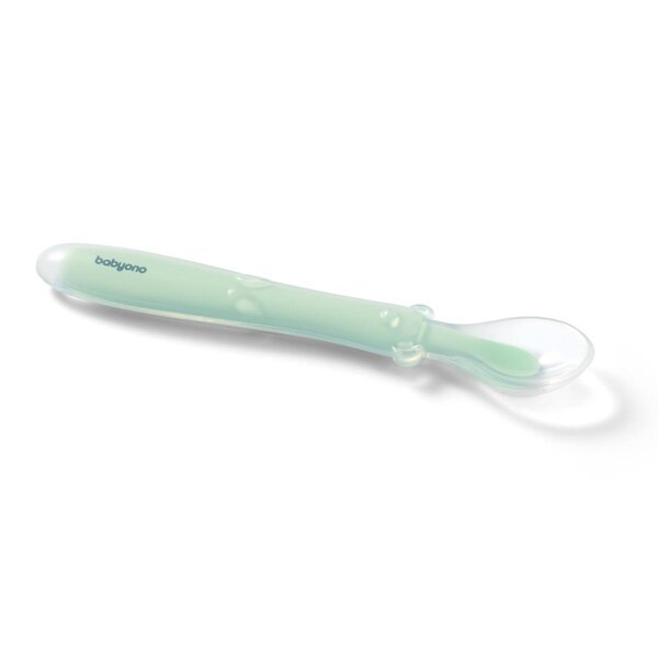 BabyOno silikoonist lusikas Green - BabyOno