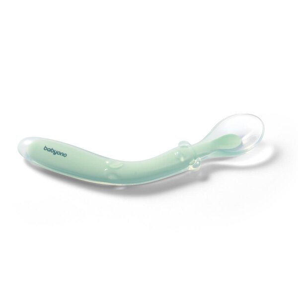 BabyOno silikoonist lusikas Green - BabyOno