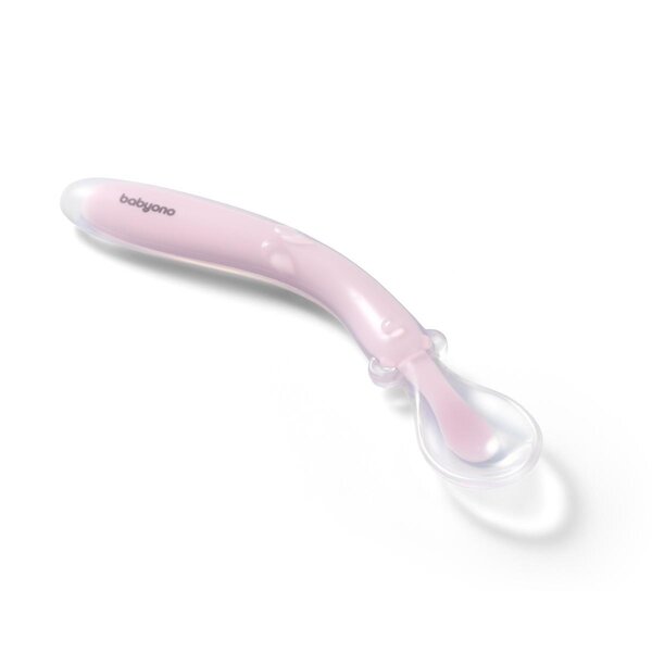 BabyOno silikoonist lusikas Pink - BabyOno