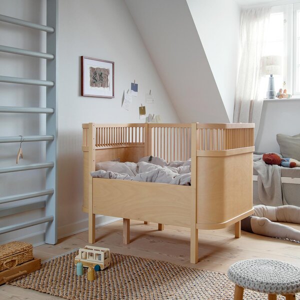 Sebra võrevoodi 2in1, Wooden Edition - Sebra