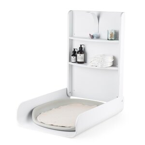 Sebra Wall moun. Changing Table, White - Sebra
