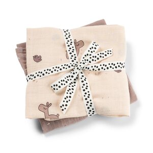 Done by Deer burp cloth 2-pack Lalee Powder - Done by Deer