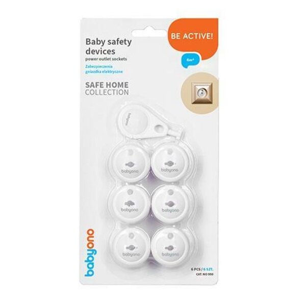 BabyOno 950 Protection for receptacles (6 pcs.)  - BabyOno