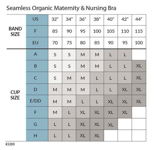 Carriwell Seamless Organic Nursing Bra, S black - Carriwell