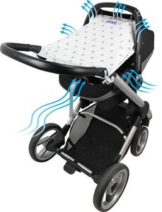 Dooky Universal Cover Silver Stars - Cybex